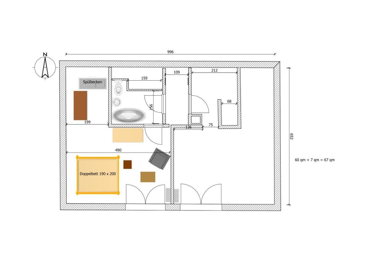 Erholung Mit Seesicht, Terrasse Und Garten 위버링겐 외부 사진